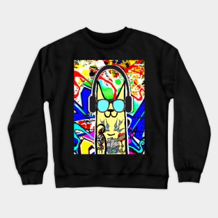 cats graffiti 2023 Crewneck Sweatshirt